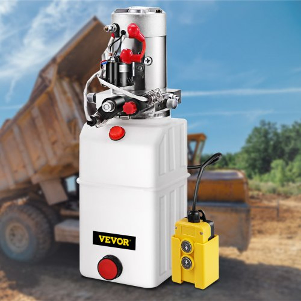 Hydraulic Power Unit Quart Hydraulic Pump Double Acting DC Hydraulic Power Pack For Dump Trailer Du 1