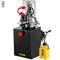 Hydraulic Power Unit Quart DC Single Acting, PSI Max Dump Trailer Pump for Car Lifting, Heavy Duty Steel Reservoir