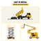 Hydraulic Power Unit Quart DC Single Acting, PSI Max Dump Trailer Pump for Car Lifting, Heavy Duty Steel Reservoir