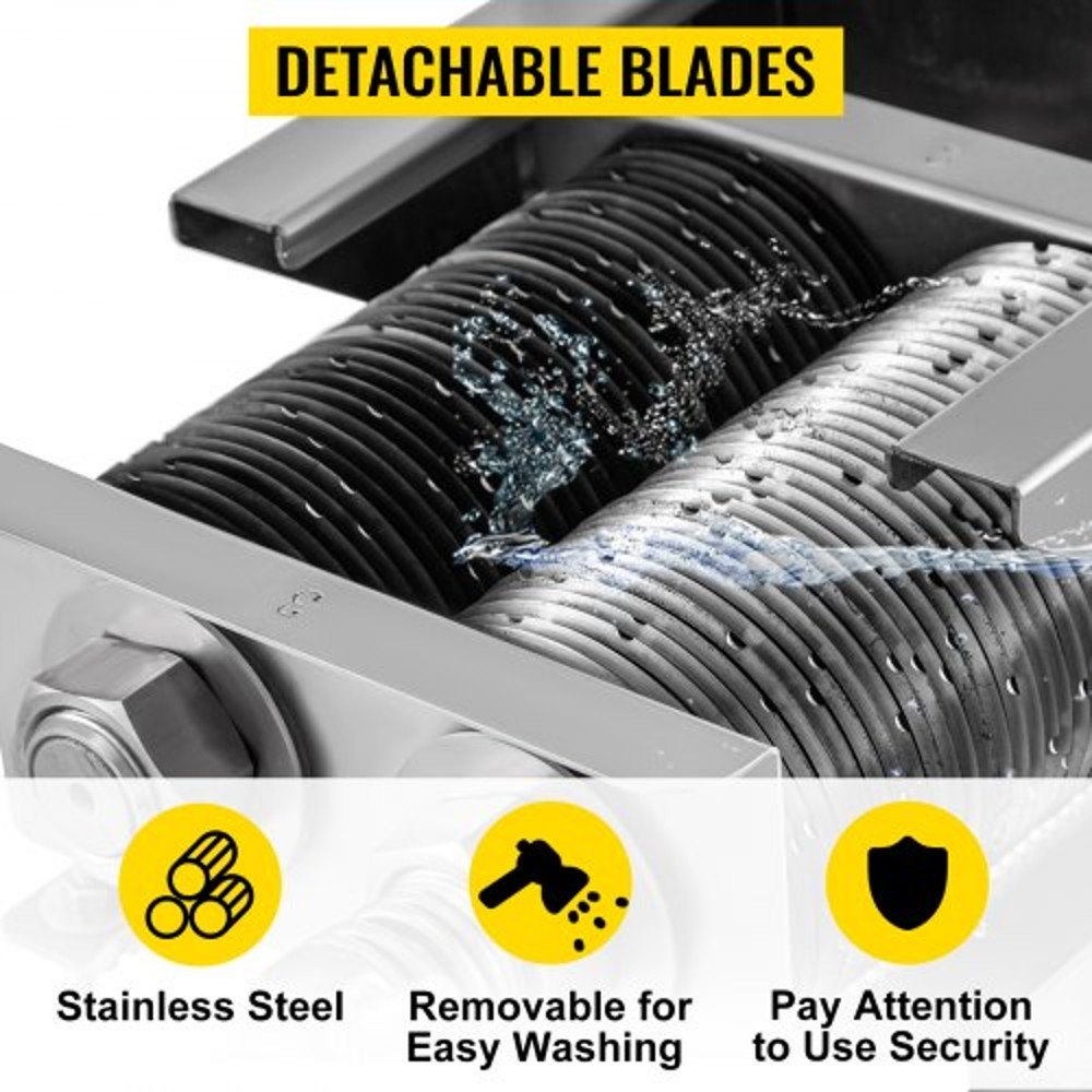 Commercial Meat Cutting Machine Electric Meat Slicer With Blade HeavyDuty Stainless Steel Food Cutt 5