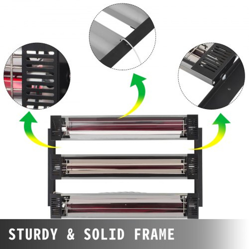 Paint Curing Lamp, Infrared Spray Booth Heater with Baking Area for Auto Body & Car Panel, Quick Drying