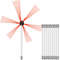 Chimney Sweep Kit HeavyDuty Chimney Cleaning Tool Kit With 10 Nylon Flexible Rods Brush Head Quick  8