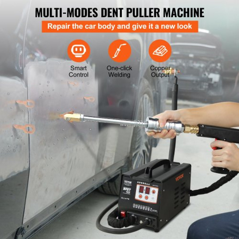 3KW Panel Spot Puller Vehicle Dent Spotter Multispot Bonnet  Door Dent Repair Welder Kit With Dual  1