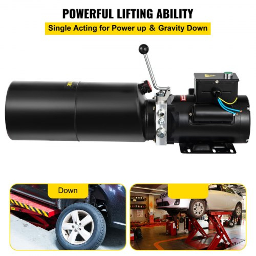 110V Hydraulic Power Unit 22KW Hydraulic Pump For Dump Trailers Vehicle Mounted Lifters Auto Shop 3
