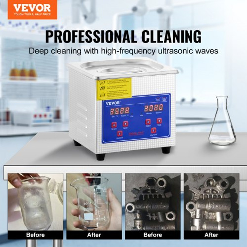 13L Ultrasonic Cleaning Machine 110V Professional Jewelry Watch Cleaner For Rings Coins Diamonds E 2