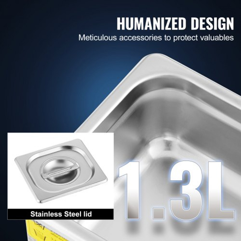 13L Ultrasonic Cleaning Machine 110V Professional Jewelry Watch Cleaner For Rings Coins Diamonds E 4