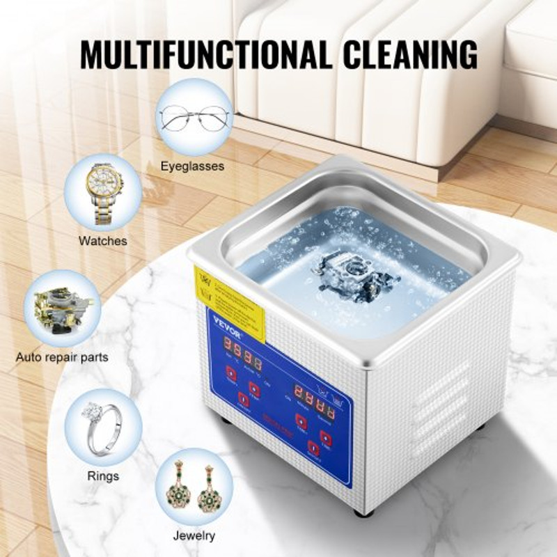 13L Ultrasonic Cleaning Machine 110V Professional Jewelry Watch Cleaner For Rings Coins Diamonds E 5
