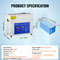 6L 110V Ultrasonic Cleaning Machine, Professional Heated Cleaner for Watch Instruments, Jewelry & Industrial Parts