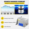 Heated Ultrasonic Cleaner 110V, 15L Stainless Steel Tank for Wrench, Screwdriver, Industrial Parts & Mental Cleaning