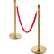 38 Gold Crowd Control Stanchions With Red Velvet Rope 8Pack Queue Barriers For Events Party Suppli 10