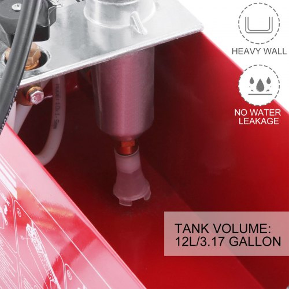 HeavyDuty Hydrostatic Test Pump 12L Gallon Tank 12 BSP Connection Dual Valves For Pipeline Firemen  4