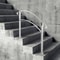 Adjustable Outdoor Stair Railing Matte White Wrought Iron Handrail For Porch Concrete And Wooden St 1