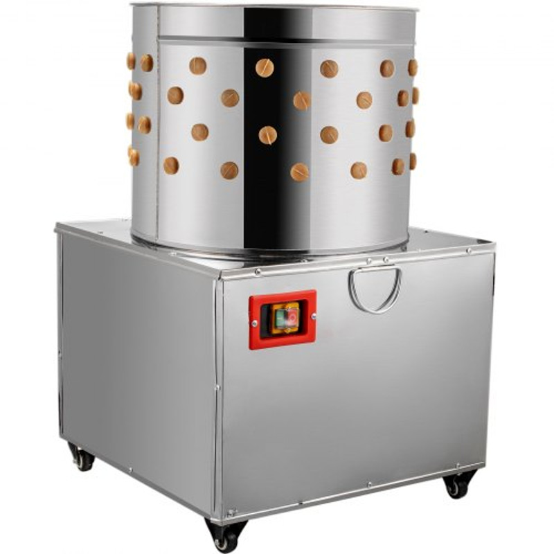 Chicken Poultry Plucker Stainless Steel Feather Plucking Machine With Wheels For Chicken Turkey  Du 9