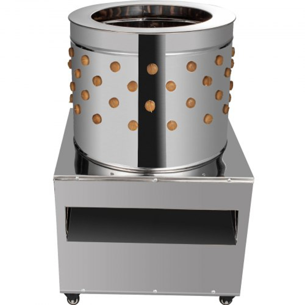 Chicken Poultry Plucker Stainless Steel Feather Plucking Machine With Wheels For Chicken Turkey  Du 10