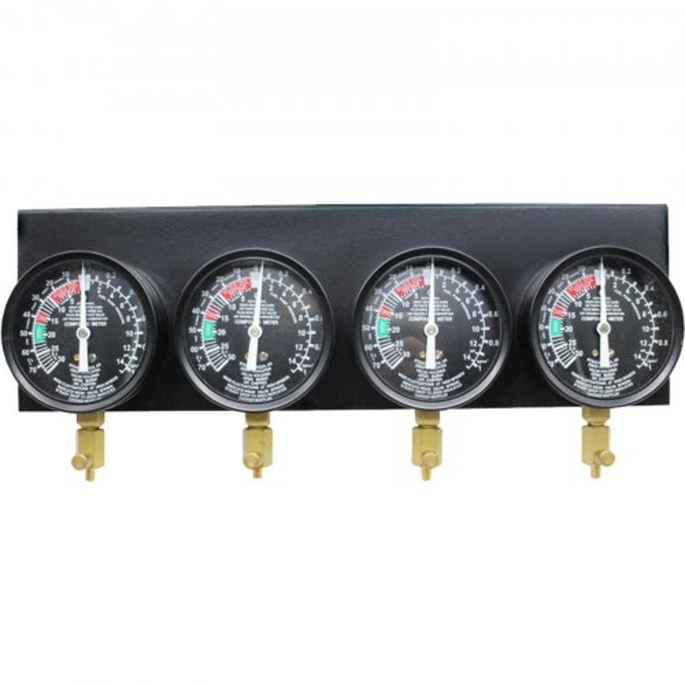 Fuel Vacuum Carburetor Synchronize Tool Kit Gauge Carb Sync Synchronizer Set With Rubber Hoses For  8
