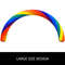 Inflatable Rainbow Arch with Blower, Eye-Catching Advertising Arch for Party, Event, Celebration, Garden & Holiday Decor