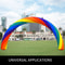 Inflatable Rainbow Arch with Blower, Eye-Catching Advertising Arch for Party, Event, Celebration, Garden & Holiday Decor