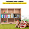 Classroom Storage Cabinet Plywood Section High Preschool Storage Shelves With Casters For Toys And 1