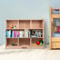 Classroom Storage Cabinet Plywood Section High Preschool Storage Shelves With Casters For Toys And 6