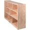 Classroom Storage Cabinet Plywood Section High Preschool Storage Shelves With Casters For Toys And 9