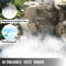 Waterproof Ultrasonic Fogger Humidifier, Head Mist Maker, Stainless Steel Pond Mister Fog Machine for Indoor Garden