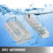 Waterproof Ultrasonic Fogger Humidifier, Head Mist Maker, Stainless Steel Pond Mister Fog Machine for Indoor Garden
