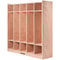 High Preschool Cubby Lockers Section Birch Plywood Coat Locker Thick Kids Locker For Home Or Commer 9