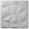 13-Pack 3D PVC Wave Wall Panels, Textured Diamond Design, 35 Sq Ft Interior Wall Decor – Waterproof, Paintable & Easy
