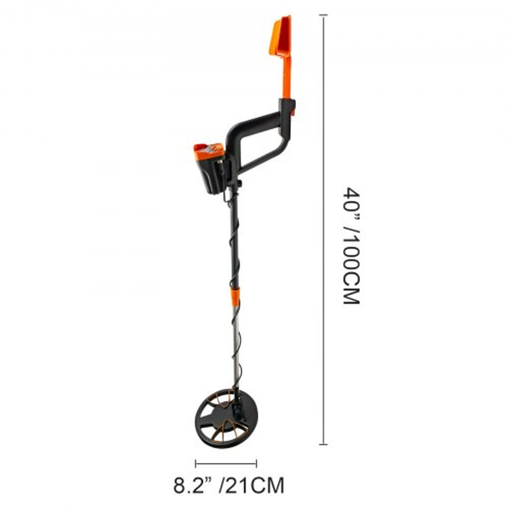 LCD Display Metal Detector for Adults & Kids, Automatic Gold Finder with Waterproof Search Coil & Headphone