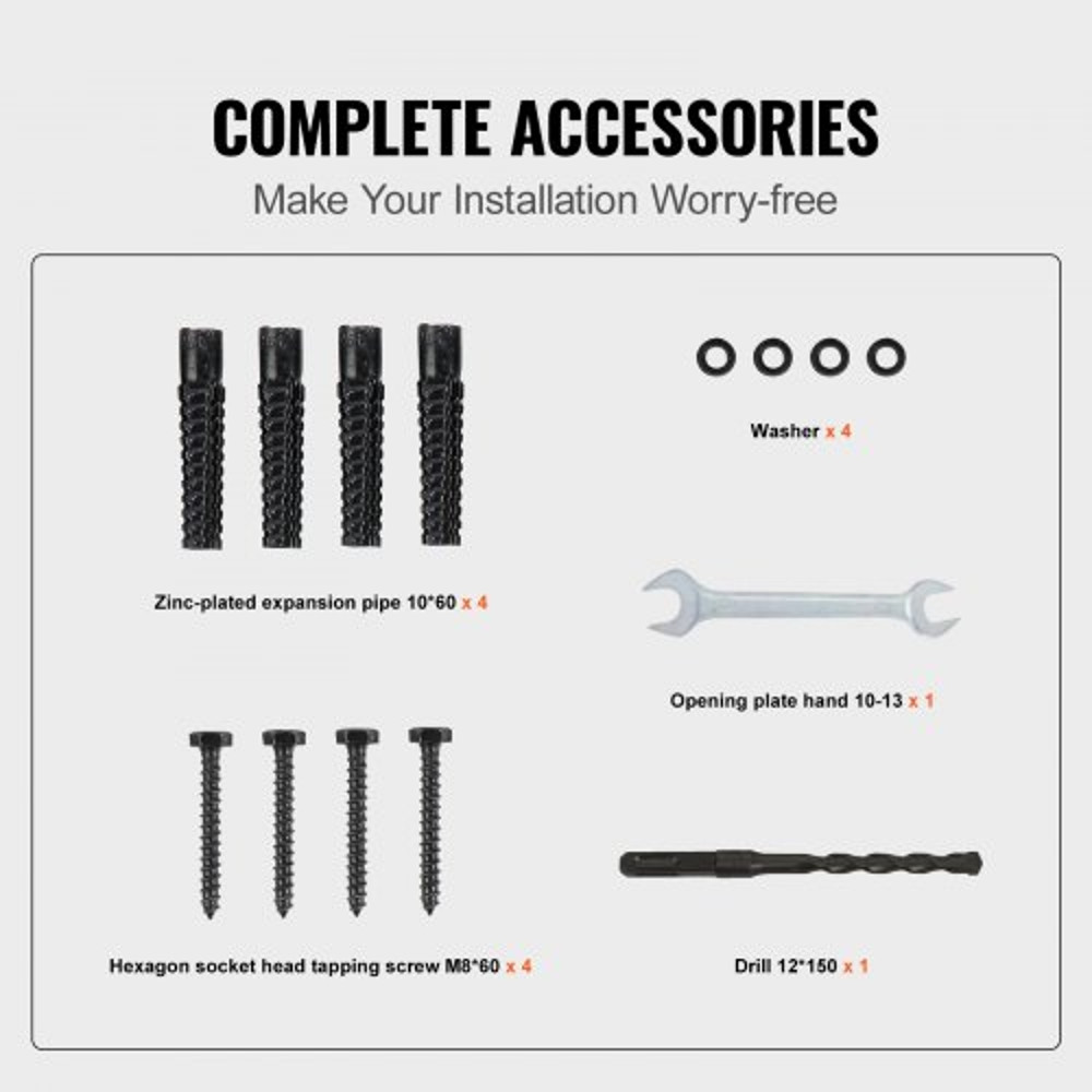 Iron Stairs Handrail Stylish Handrails For Outdoor Steps With Expansion Bolts  Drill Bit 12 Step De 6