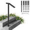 Iron Stairs Handrail Stylish Handrails For Outdoor Steps With Expansion Bolts  Drill Bit 12 Step De 8