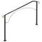Flexible Porch Railing Black Transitional Handrails For Concrete Steps Or Wooden Stairs 45 Step Mat 10