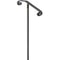 Single Post Handrail Wrought Iron Post Mount Step Grab Rail Fits 1 Or 2 Steps GroundMounted Long Po 0