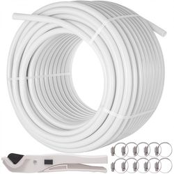non-barrier pex tubing tube coil, evoh pex-b pipe for radiant floor heating, potable water, and plumbing systems