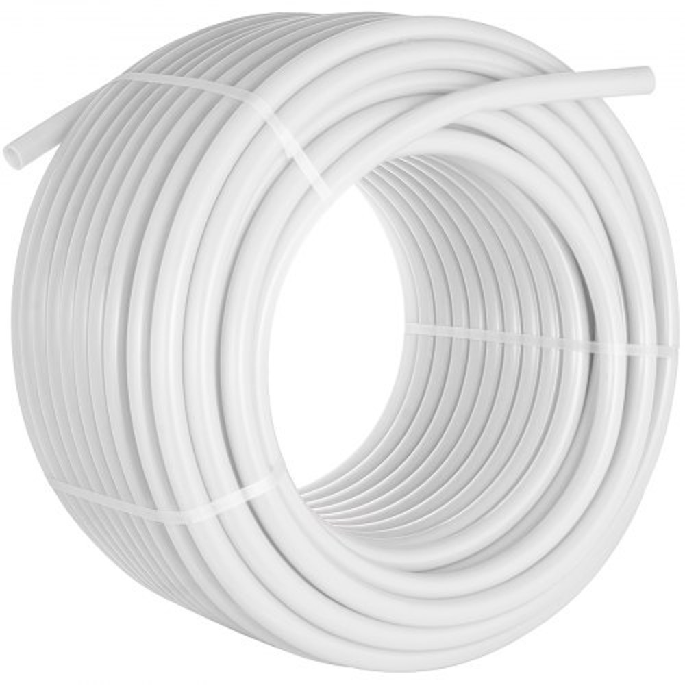 Non-Barrier PEX Tubing Tube Coil, EVOH PEX-B Pipe for Radiant Floor Heating, Potable Water, and Plumbing Systems