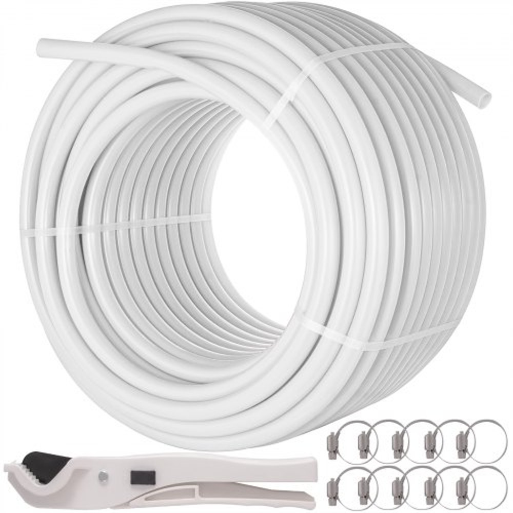 Oxygen Non-Barrier PEX Tubing, EVOH PEX-B Pipe Coil for Radiant Floor Heating, Plumbing & Potable Water Systems