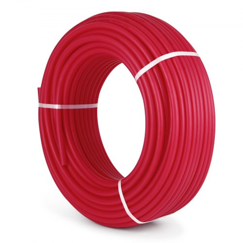 34 X 500ft PEX Tubing Oxygen Barrier PEX Pipe For Hydronic Radiant Floor Heat Heating System Red EV 9