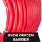 500ft Red PEX Pipe, 5/8" Oxygen Barrier Tubing for Radiant Floor Heating | Flexible, Corrosion-Resistant Plumbing