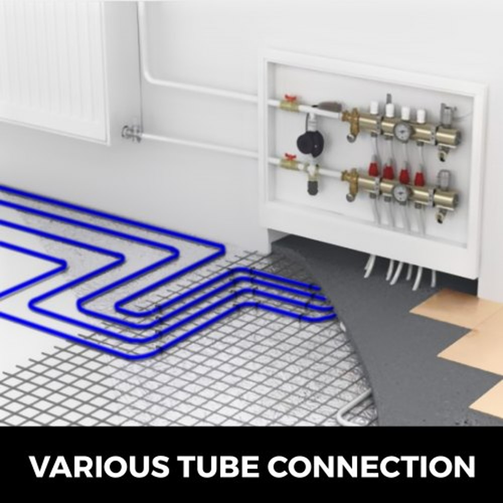3/4" x 300ft Blue PEX-B Tubing, Non-Oxygen Barrier PEX Pipe for Hot & Cold Water Plumbing, Radiant Floor Heating