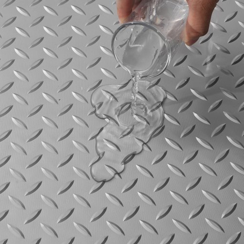 25mm Thickness Silver Garage Flooring Mat Roll HeavyDuty PVC Floor Mats For Under Cars Trailers  Gy 9