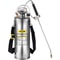 3 Gal Stainless Steel Hand Pump Sprayer With 3FT Reinforced Hose Adjustable Nozzle Pressure Gauge 9