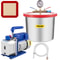 2Gallon Vacuum Chamber Kit With 5 CFM Pump Features Acrylic Lid For Easy Observation 1
