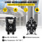 1 Inch Inlet Outlet Aluminum AirOperated Double Diaphragm Pump 35 GPM Max 120 PSI Industrial Use PT 3