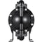 1 Inch Inlet Outlet Aluminum AirOperated Double Diaphragm Pump 35 GPM Max 120 PSI Industrial Use PT 9