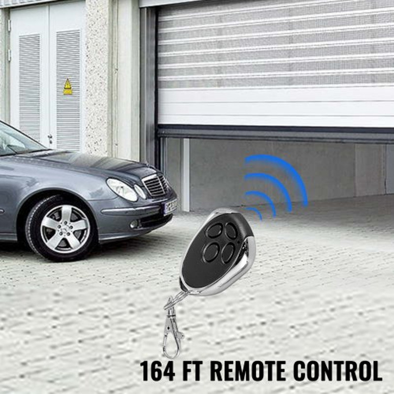 110V Electric Roller Gate Opener Kit Auto Garage Door Opener With 2 Remote Controls For Secure Acce 3
