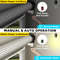 110V Electric Roller Gate Opener Kit Auto Garage Door Opener With 2 Remote Controls For Secure Acce 4