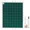 18x32ft Rectangle Inground Safety Pool Cover Green Mesh Solid Winter Cover For Swimming Pools 1