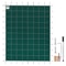 Rectangle Inground Safety Pool Cover Green Mesh Solid Swimming Pool Winter Safety Cover For Enhance 1