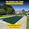 20x40 Ft Rectangle Inground Safety Pool Cover Green Mesh Solid Winter Cover For Swimming Pools 2