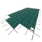 20x40ft Green Mesh Pool Cover with 4x8ft Center & End Steps, Solid Winter Safety Cover for Inground Swimming Pools